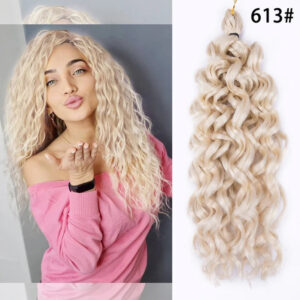 Synthetic Hair Ocean Wave Crochet Hair 18" Hawaii Curl Crochet Hair Freetress Water Wave Braiding Hair Crochet Braid Extensions