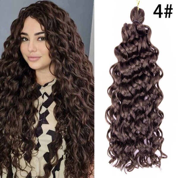 Synthetic Hair Ocean Wave Crochet Hair 18" Hawaii Curl Crochet Hair Freetress Water Wave Braiding Hair Crochet Braid Extensions